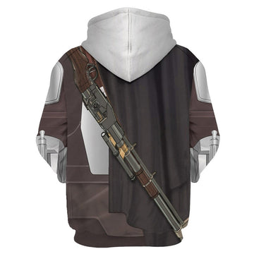 The Mandalorian Temporada 2 Mandaloriano Sudadera con Capucha Cosplay Ropa Casual Unisex